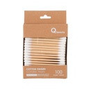 Qbeauty Bamboo Sticks Cotton Swabs 100 Count Brand: Non Branded