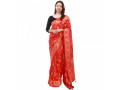 womens-foil-printed-dola-silk-saree-with-blouse-piece-small-0