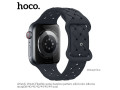 iwatch-wa16-flexible-series-bamboo-pattern-solid-color-silicone-strap384041mm-black-small-0